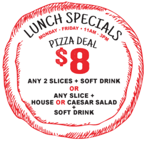 Spizzico Lunch Pizza Special