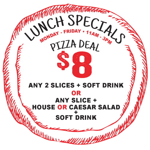 Spizzico Lunch Pizza Special