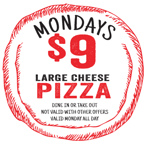 Spizzico Monday Large Pizza Special