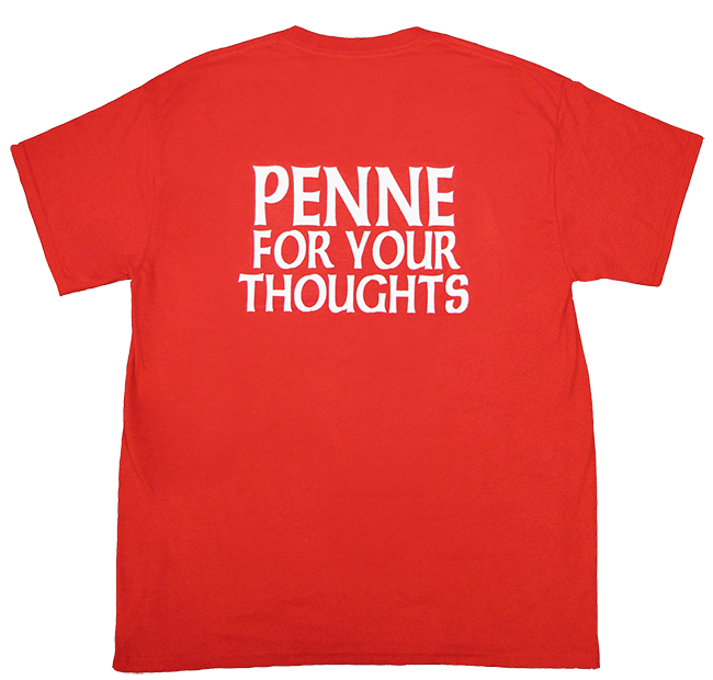 Spizzico T-Shirt - Penne For Your Thoughts